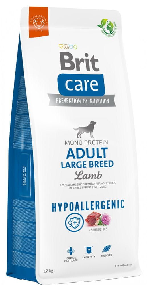 Brit Care Dog Hypoallergenic Adult Large Breed, 12 kg